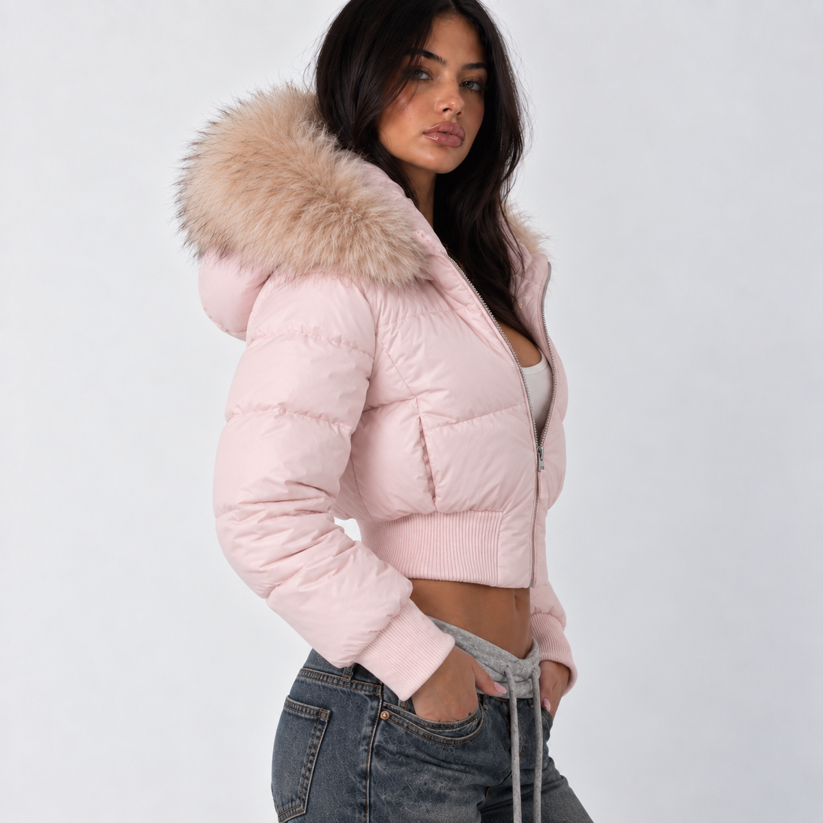 Pink Parkas Coat – Jackets