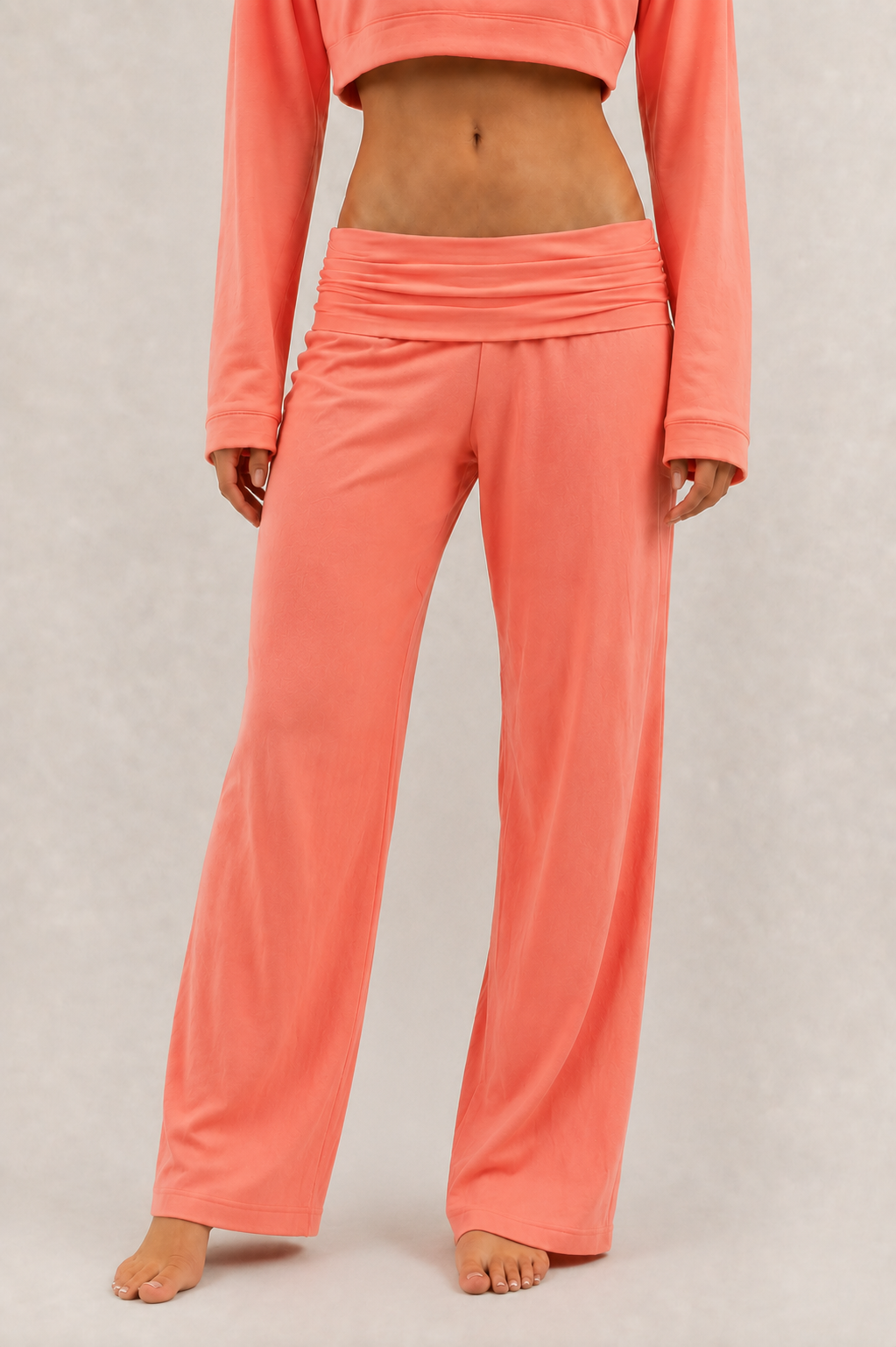 Wide-leg Yoga Pants – Trousers & Joggers - Planet Missy