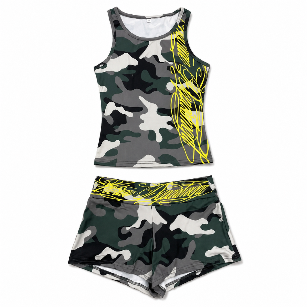 Camo Script Co-Ord Set – Co-ords & Sets
