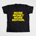 More Money More Motion Tee – Black & Yellow T-Shirt