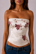 Sleeveless Floral Camisole – Tops