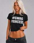 #SWAG PRINCESS Top - Short Sleeve T-shirt - Planet Missy