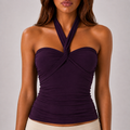Viola Halter – Purple Tops