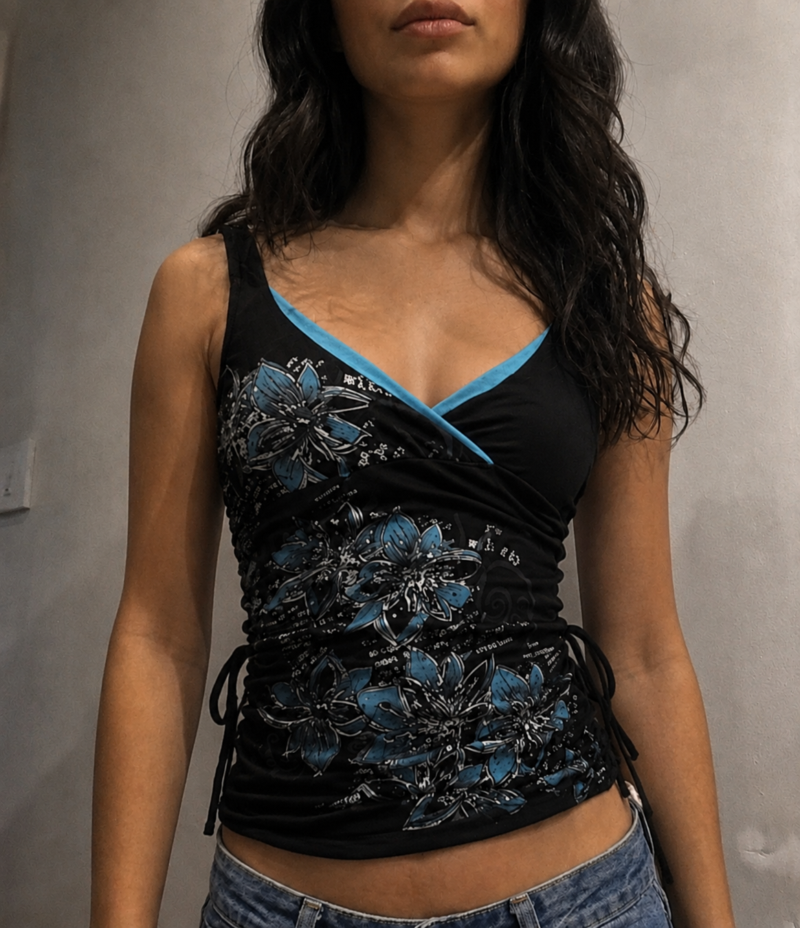 Retro Backless Top – Floral