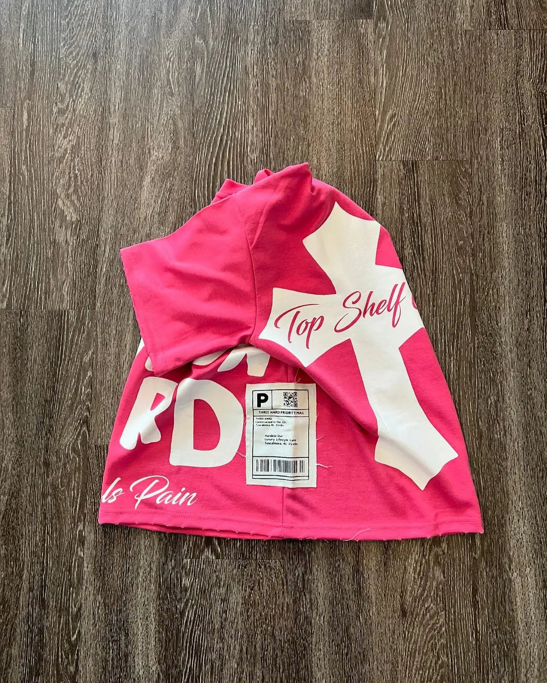 Keep Fashion Hard Tee – Pink Tops