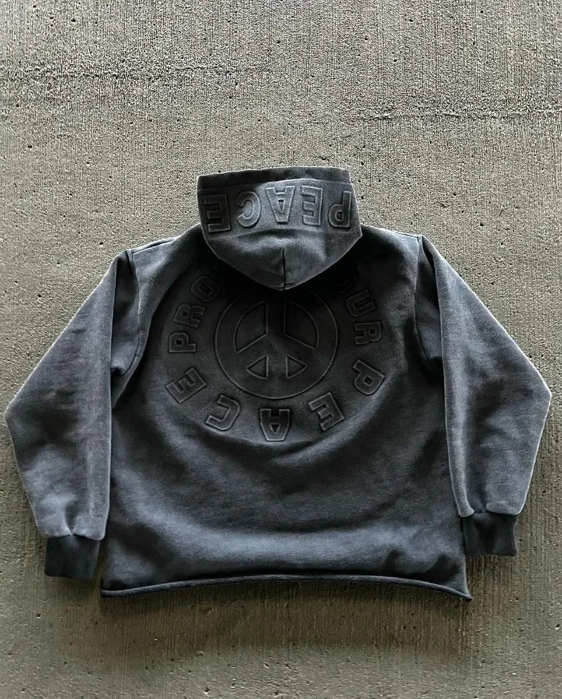Peace Hoodie – Black Hoodies & Sweatshirts