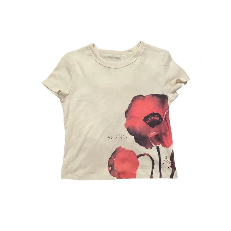 Poppy Tee – Floral T-Shirt
