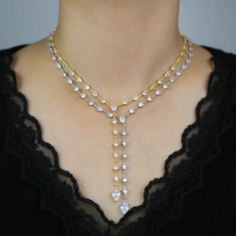 Water Drop Necklace – Gold