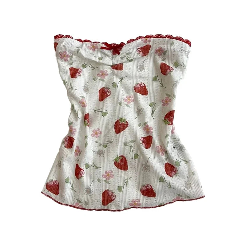 Strawberry Tube Top
