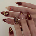 Red Press On Nails