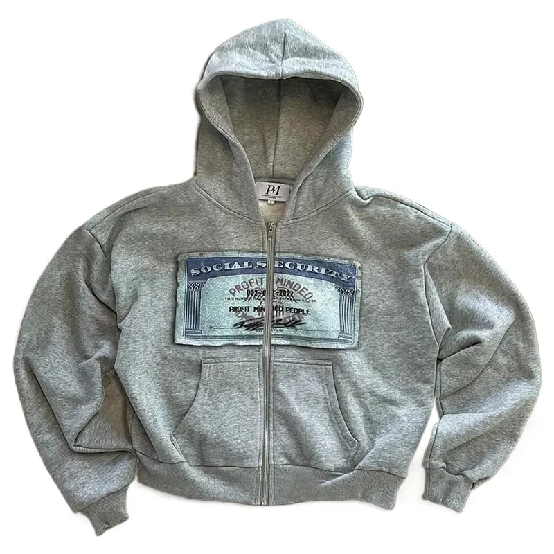 Ahs Hoodie – Grey Hoodies & Sweatshirts