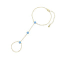 Enamel Evil Eye Charm Chain Bracelet