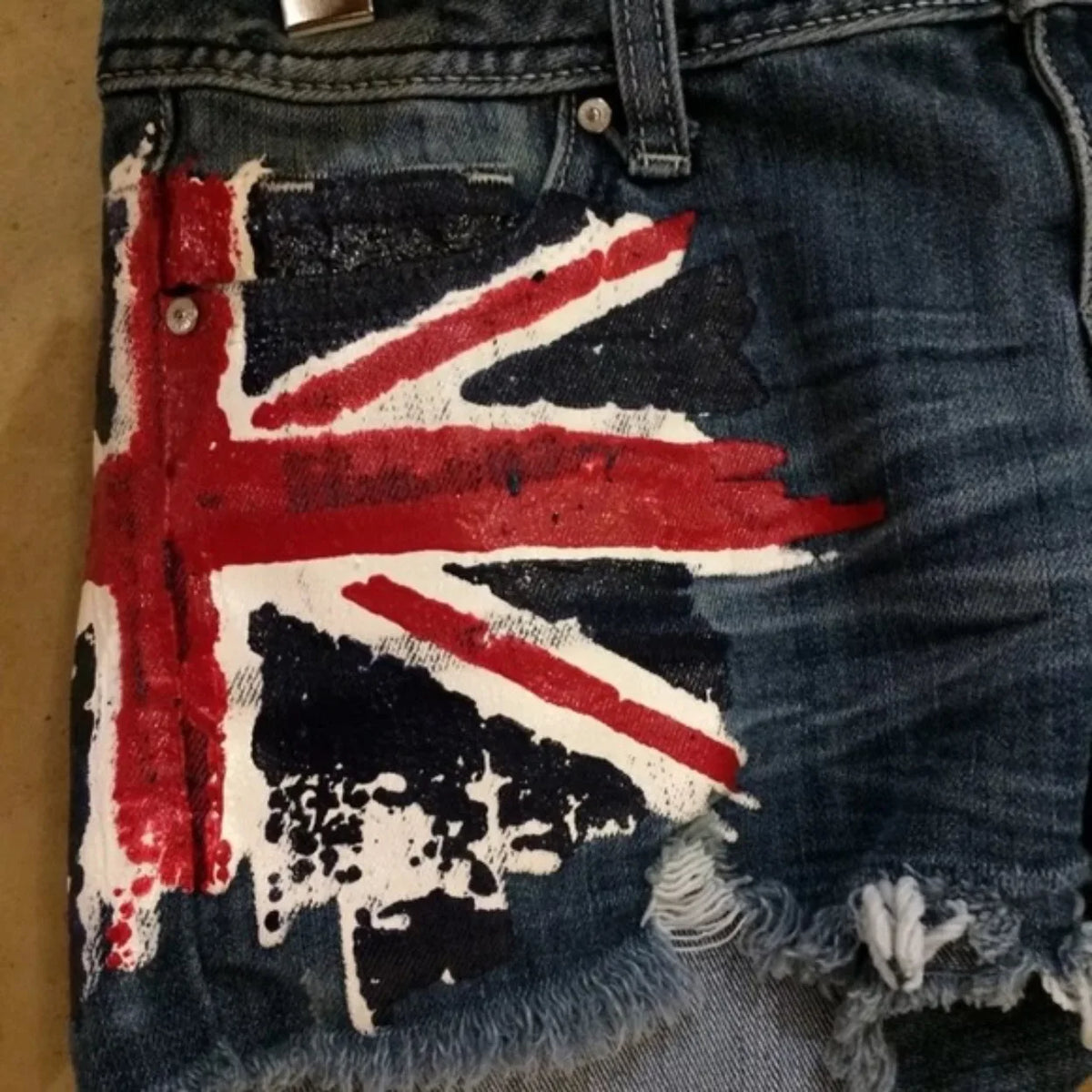 Britain Denim Shorts