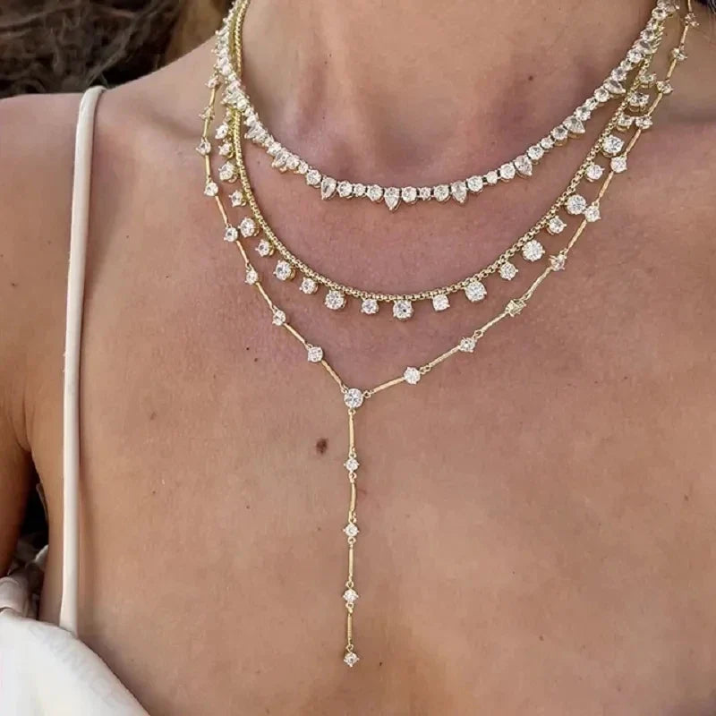 Water Drop Necklace – Gold