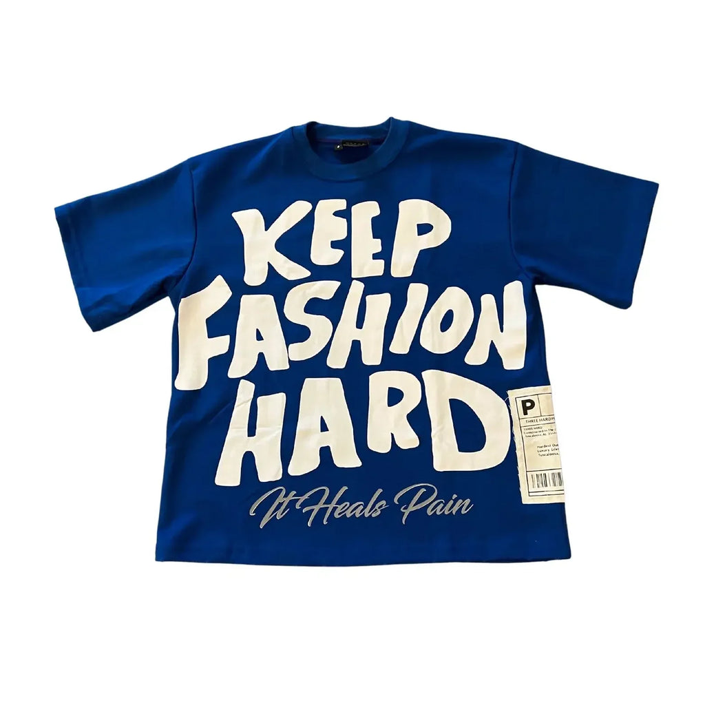 Keep Fashion Hard Tee – Pink Tops