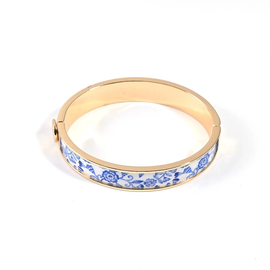 Blue Bloom Bangle