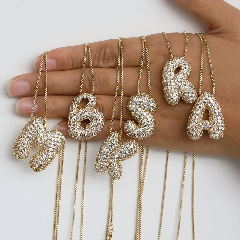 Foam Letter Necklace