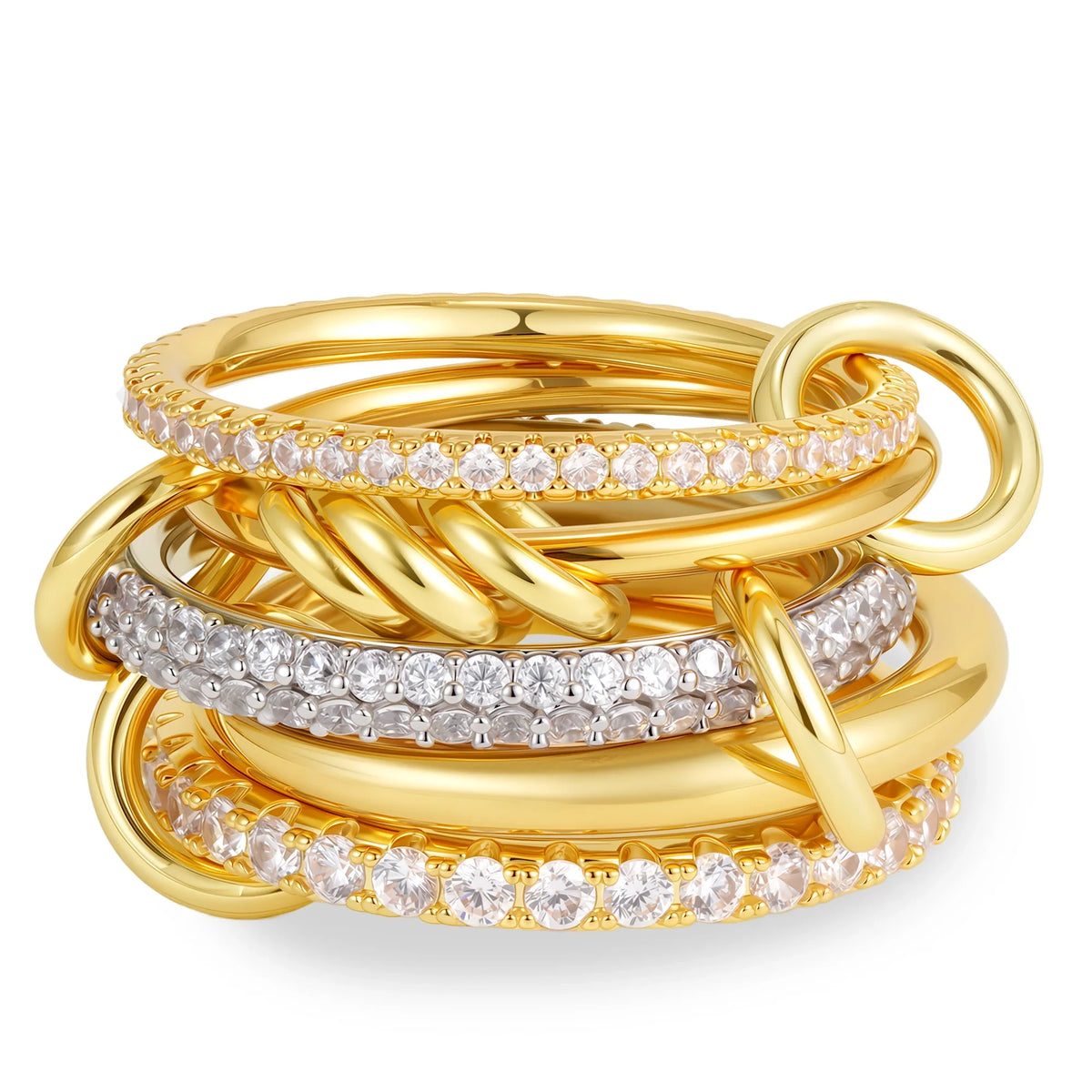 Stainless Steel Multilayer Rings