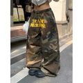 Army Green Baggy Camouflage Pants - Planet Missy