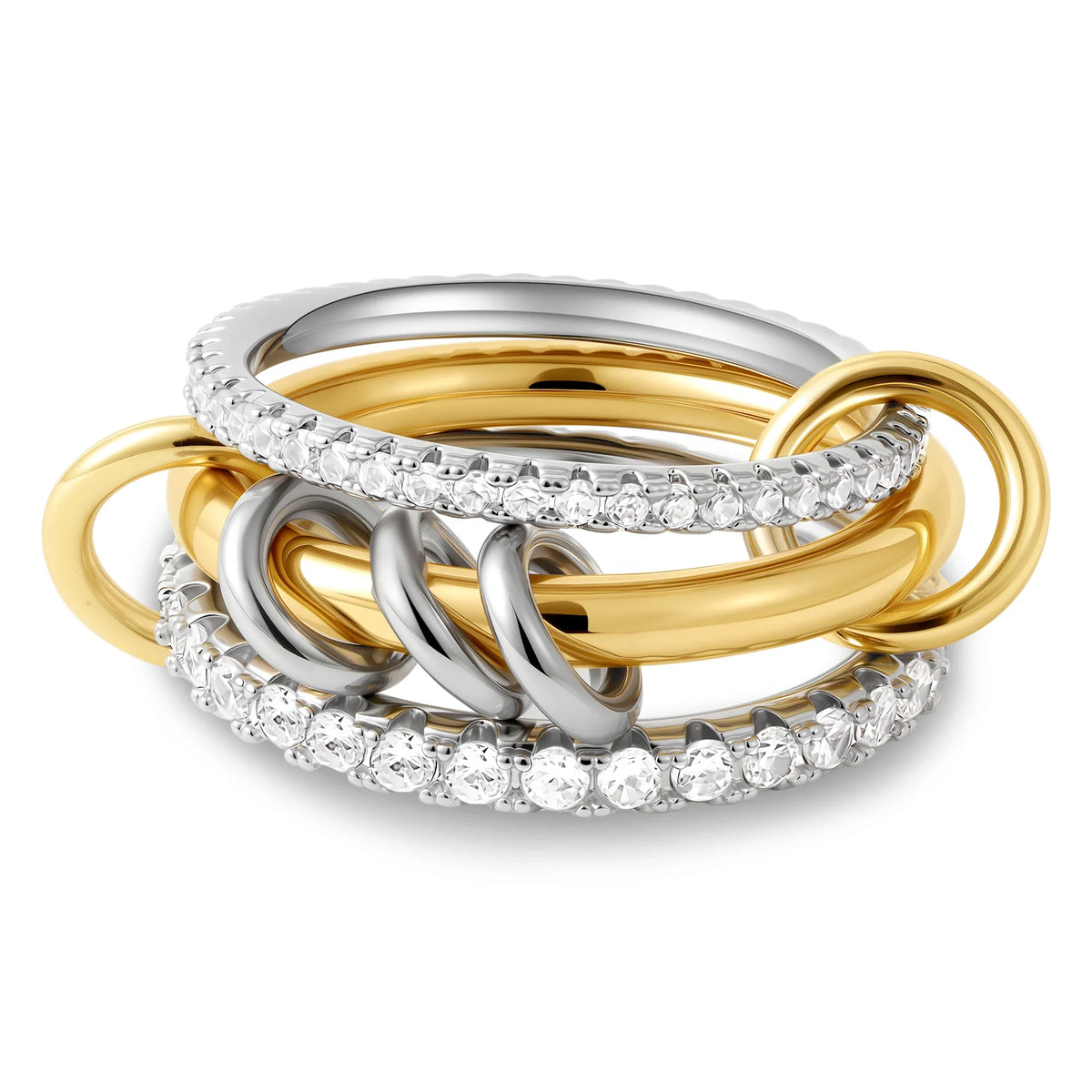 Stainless Steel Multilayer Rings