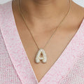 Foam Letter Necklace