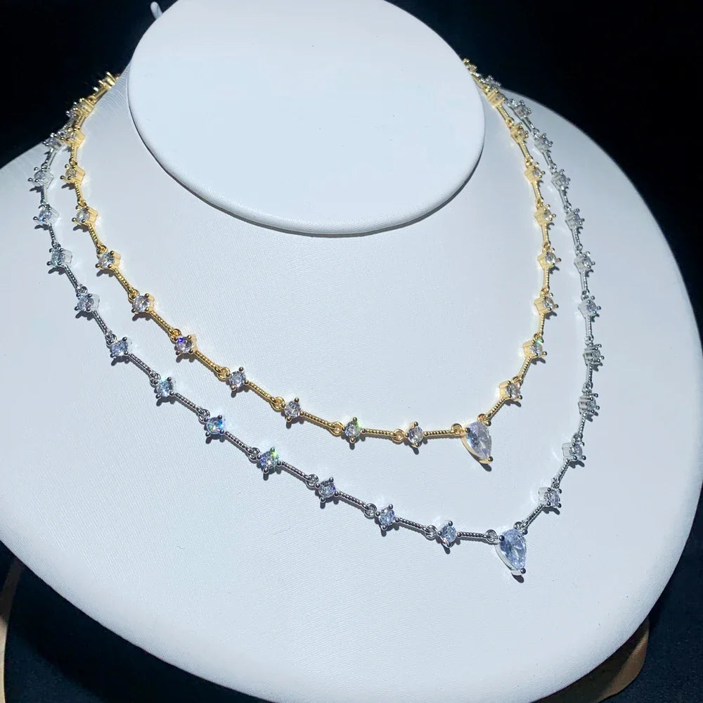 Water Drop Necklace – Gold