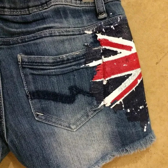 Britain Denim Shorts