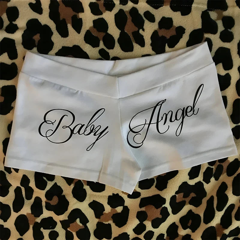 Baby Angel Shorts – White