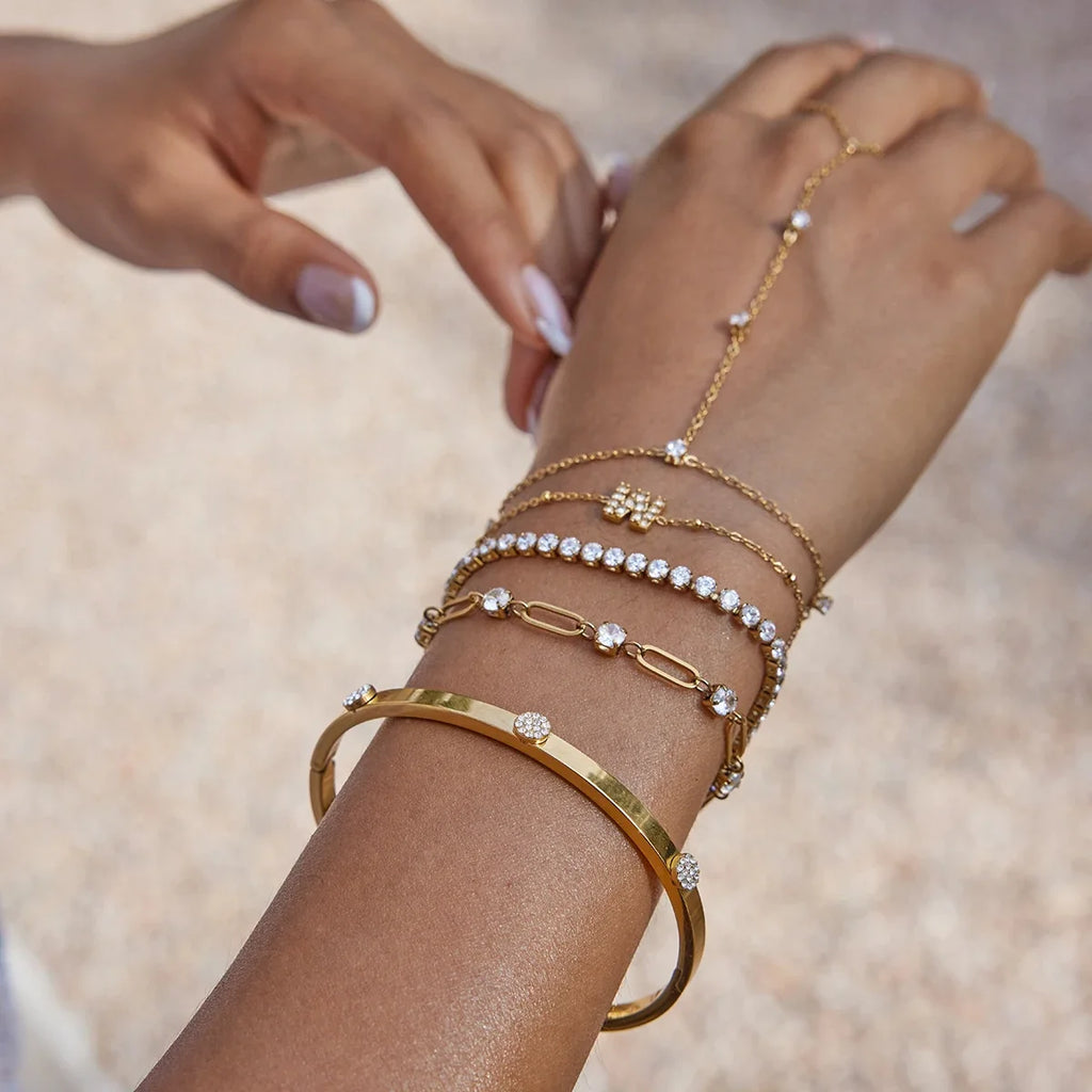 18K Gold Color Plated Stainless Steel Chain – Necklaces