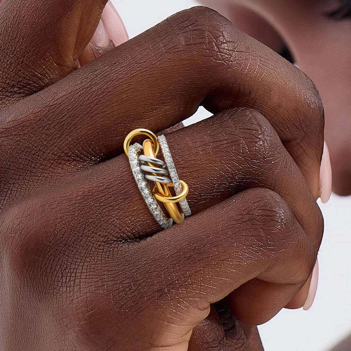 Stainless Steel Multilayer Rings