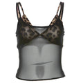 Leopard Mesh Two in One Top - Planet Missy