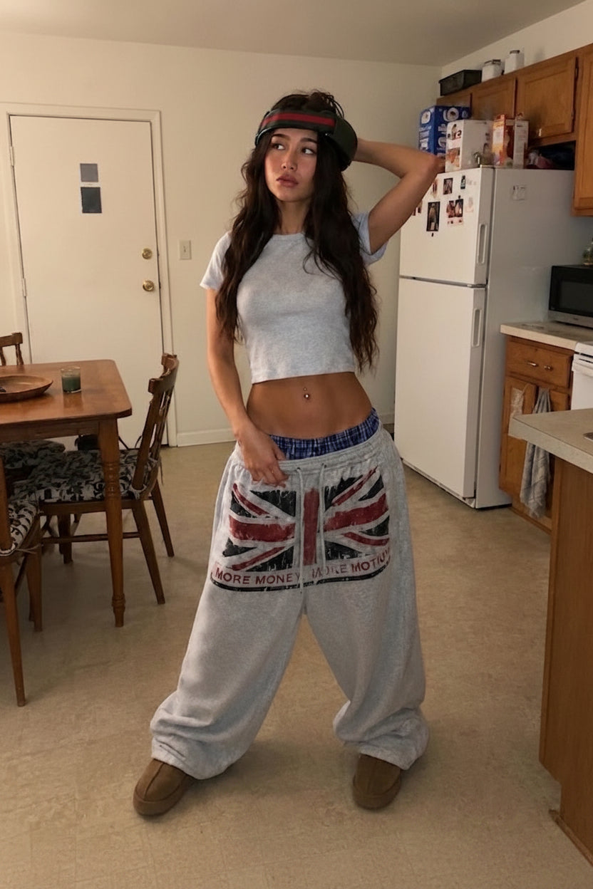 Union Jack Motion Sweatpants