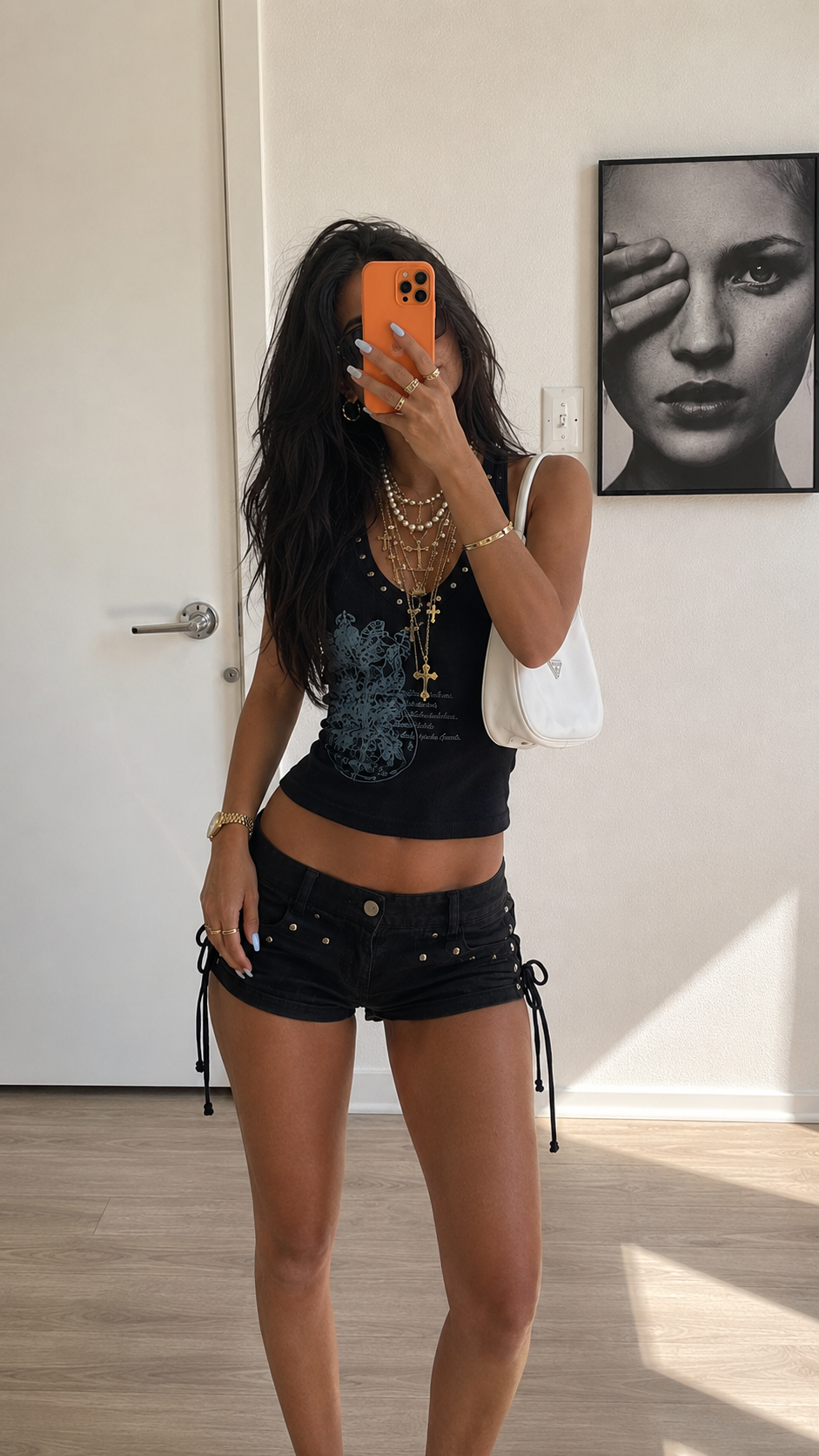 Sleeveless Camisole – Black Tops